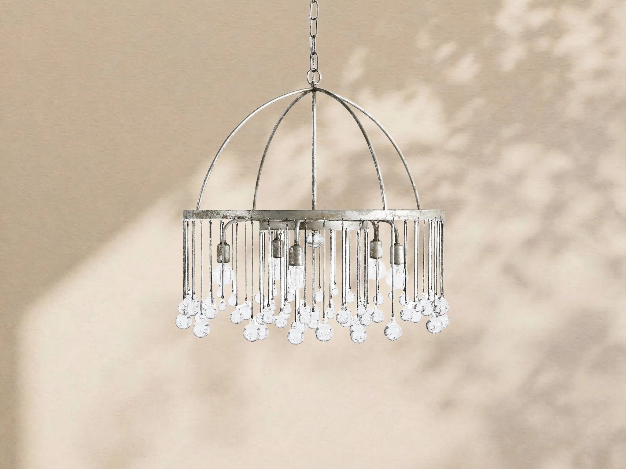 Virelle Crystal Ball Round Chandelier 5 Light / 8 Light