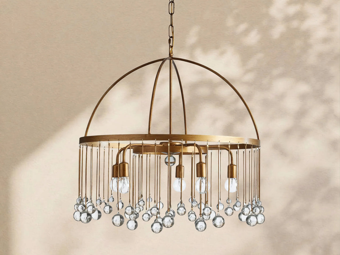 Virelle Crystal Ball Round Chandelier 5 Light / 8 Light