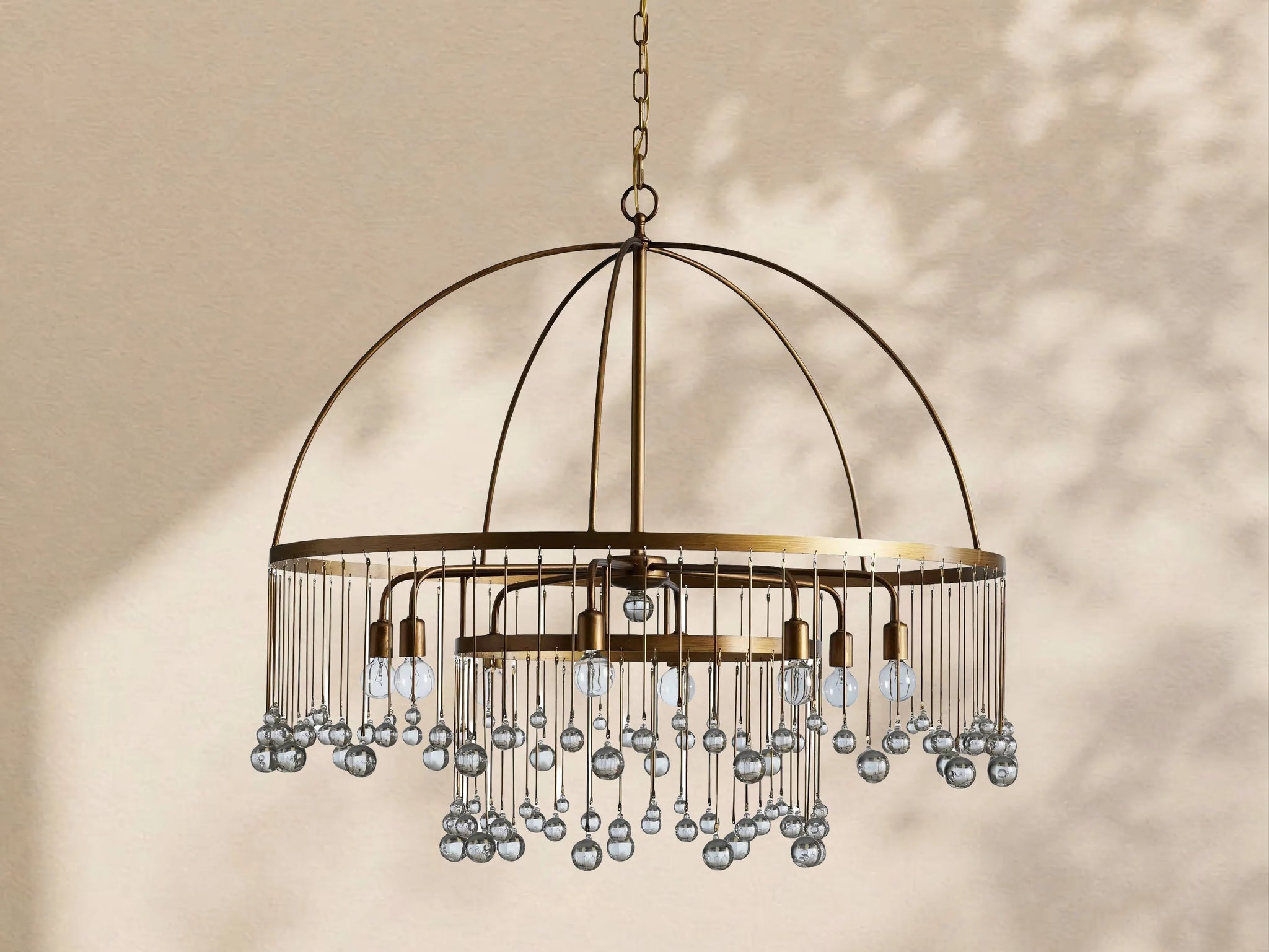Virelle Crystal Ball Round Chandelier 5 Light / 8 Light
