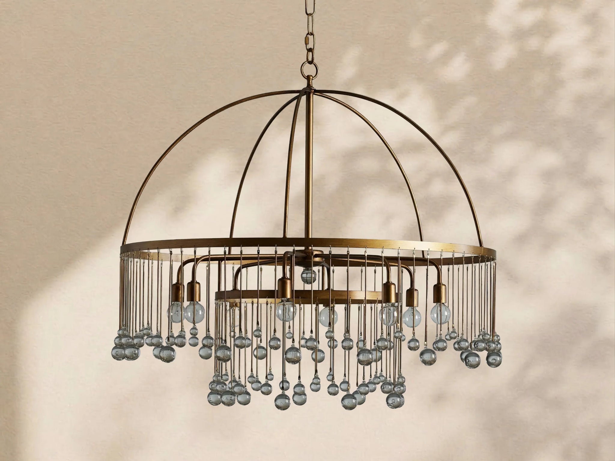 Virelle Crystal Ball Round Chandelier 5 Light / 8 Light