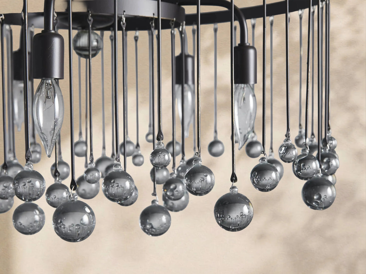 Virelle Crystal Ball Round Chandelier 5 Light / 8 Light