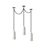 Figure Spanish Chain Alabaster Chandelier