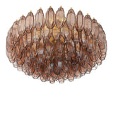 Prismatico 91 Elements Amethyst Compact Glass Flushmount 25"