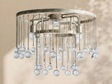 Virelle Crystal Ball Flushmount Lamp