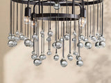 Virelle Crystal Ball Flushmount Lamp