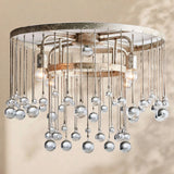 Virelle Crystal Ball Flushmount Lamp
