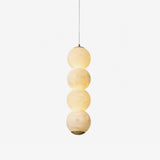 Luminous Orb Alabaster Pendant Lamp