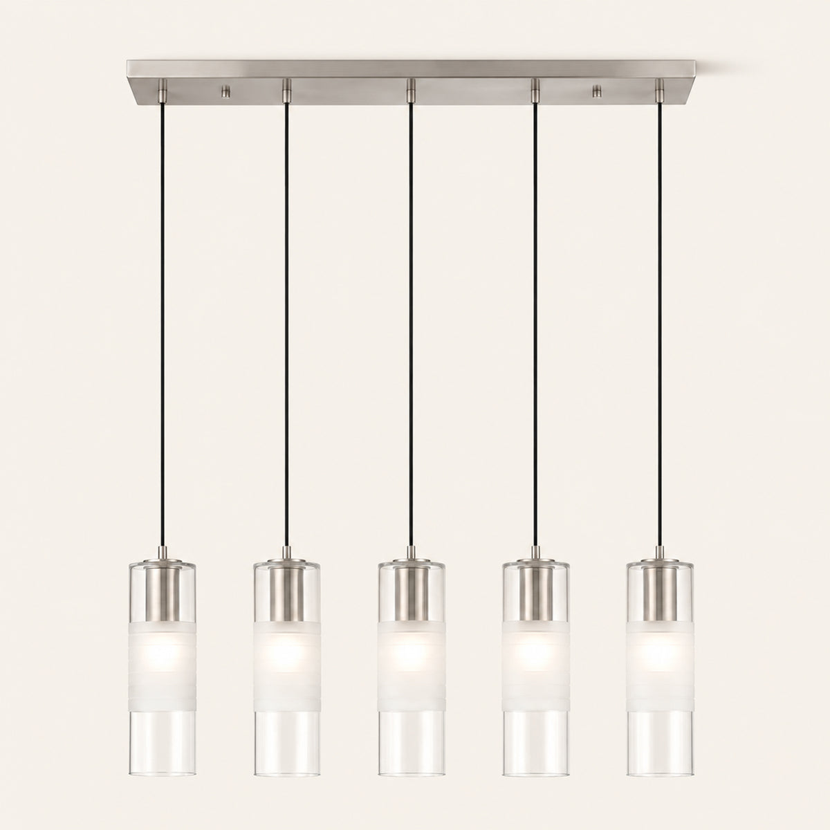 Leton 5 Light 42" Wide Linear Chandelier
