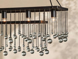 Virelle Crystal Ball  Rectangular Chandelier 47'' 60''