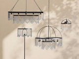 Virelle Crystal Ball  Rectangular Chandelier 47'' 60''