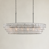Ghiaccio Oval Chandelier 54"W 65"W