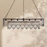 Virelle Crystal Ball  Rectangular Chandelier 47'' 60''
