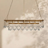 Virelle Crystal Ball  Rectangular Chandelier 47'' 60''