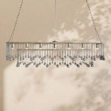 Virelle Crystal Ball  Rectangular Chandelier 47'' 60''