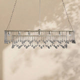 Virelle Crystal Ball  Rectangular Chandelier 47'' 60''