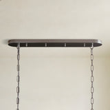 Ghiaccio Oval Chandelier 54"W 65"W