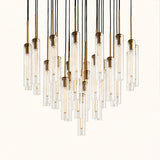 Collena Fluted Glass Round Chandelier