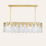 Nadia Glass Linear Chandelier 42" Width