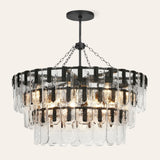 Nadia Glass Chandelier 30" 41"