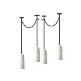 Figure Spanish Chain Alabaster Chandelier