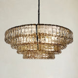 Ghiaccio 4-Tier Round Chandelier 36"