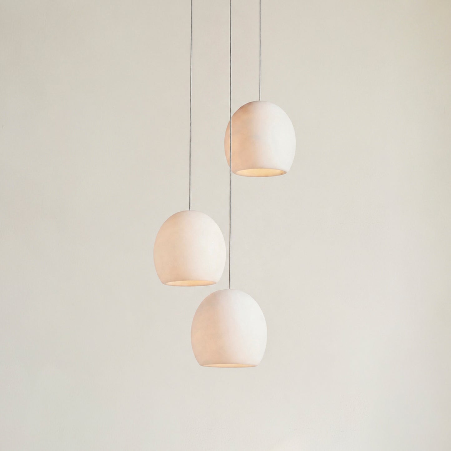 Arica Alabaster Round Chandelier