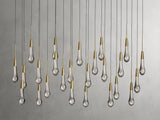 Soltaire Glass Linear Chandelier