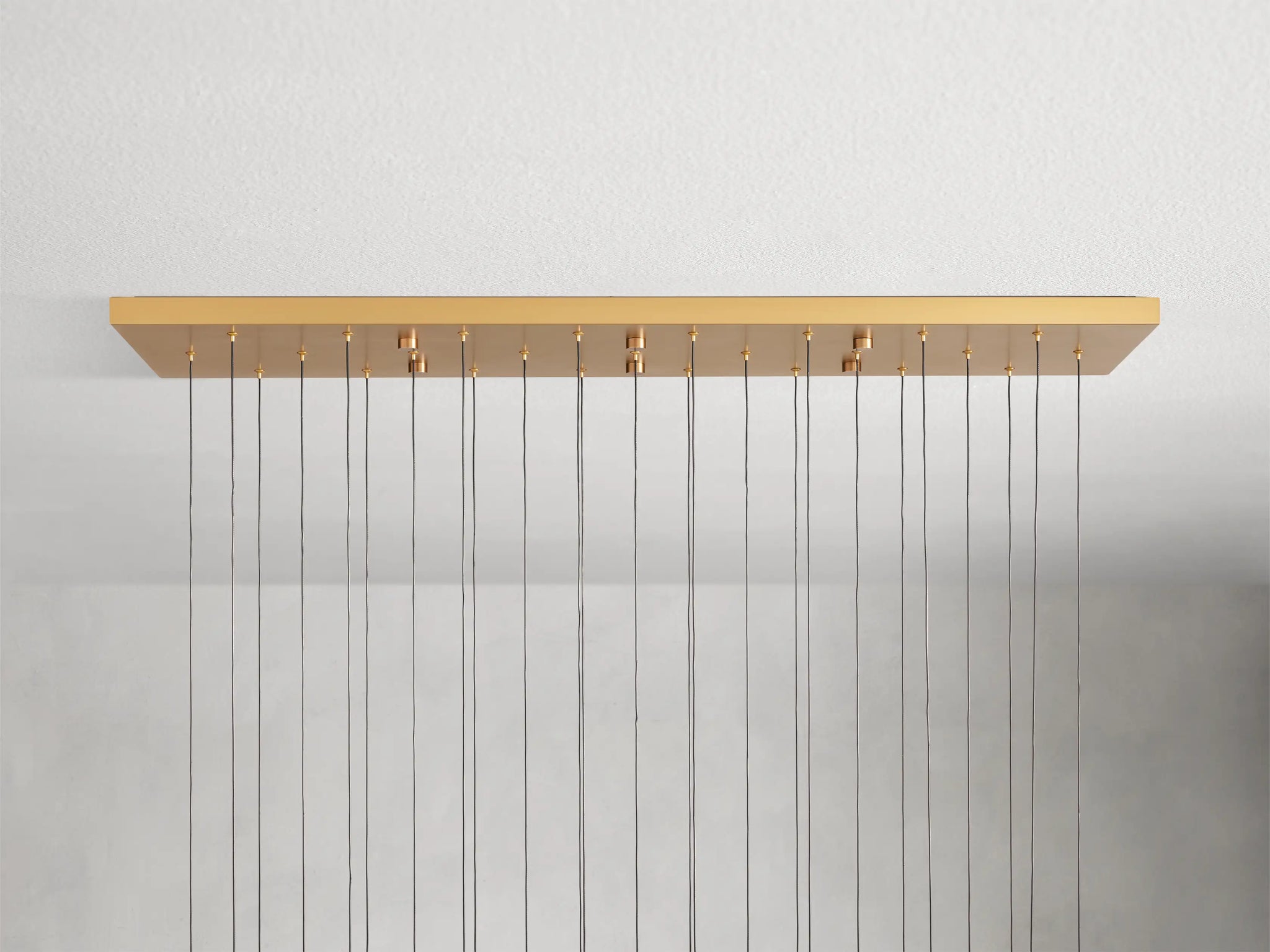 Soltaire Glass Linear Chandelier
