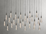 Soltaire Glass Linear Chandelier