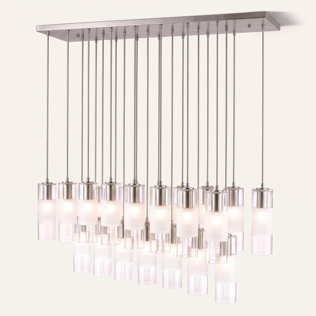 Leton 23 Light 54" Wide Linear Chandelier