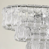 Ghiaccio Oval Chandelier 54"W 65"W