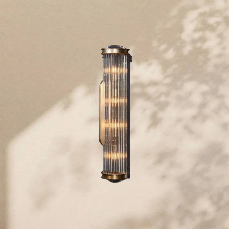 Doraa Crystal Round Wall Sconce