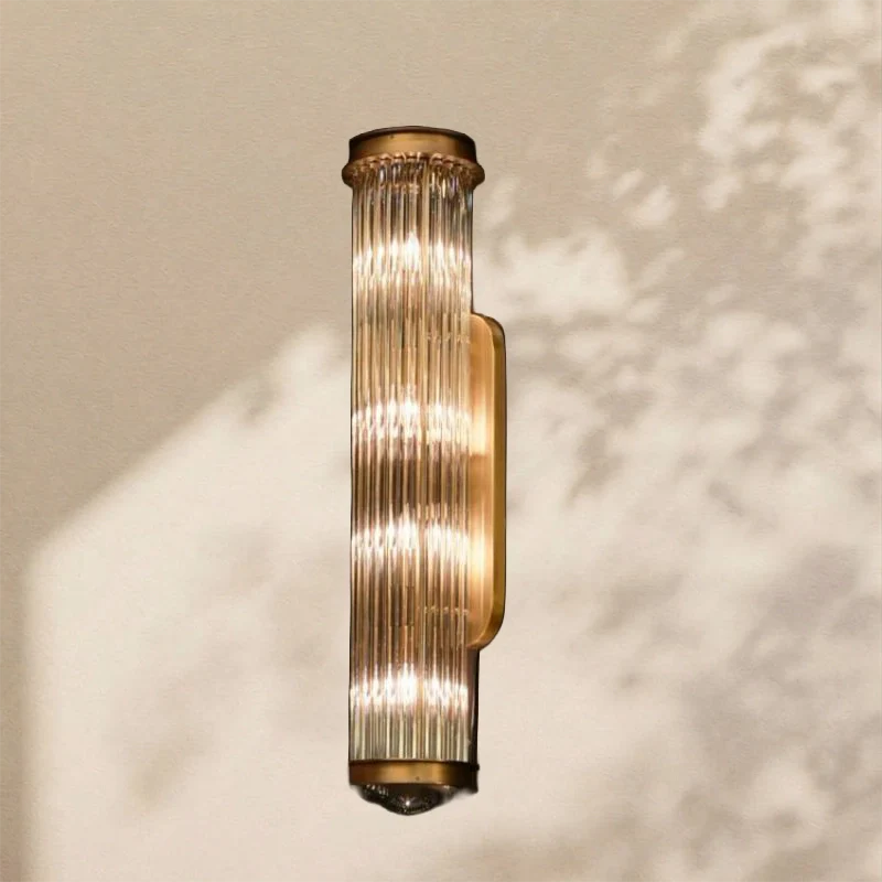 Doraa Crystal Round Wall Sconce