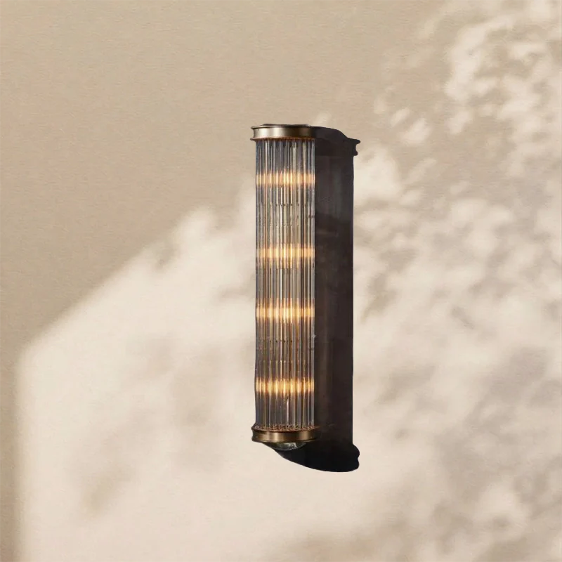 Doraa Crystal Round Wall Sconce