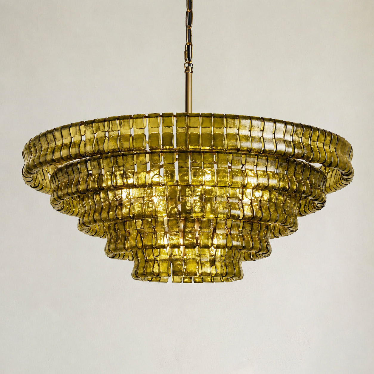 Ghiaccio 5-Tier Round Chandelier 48"