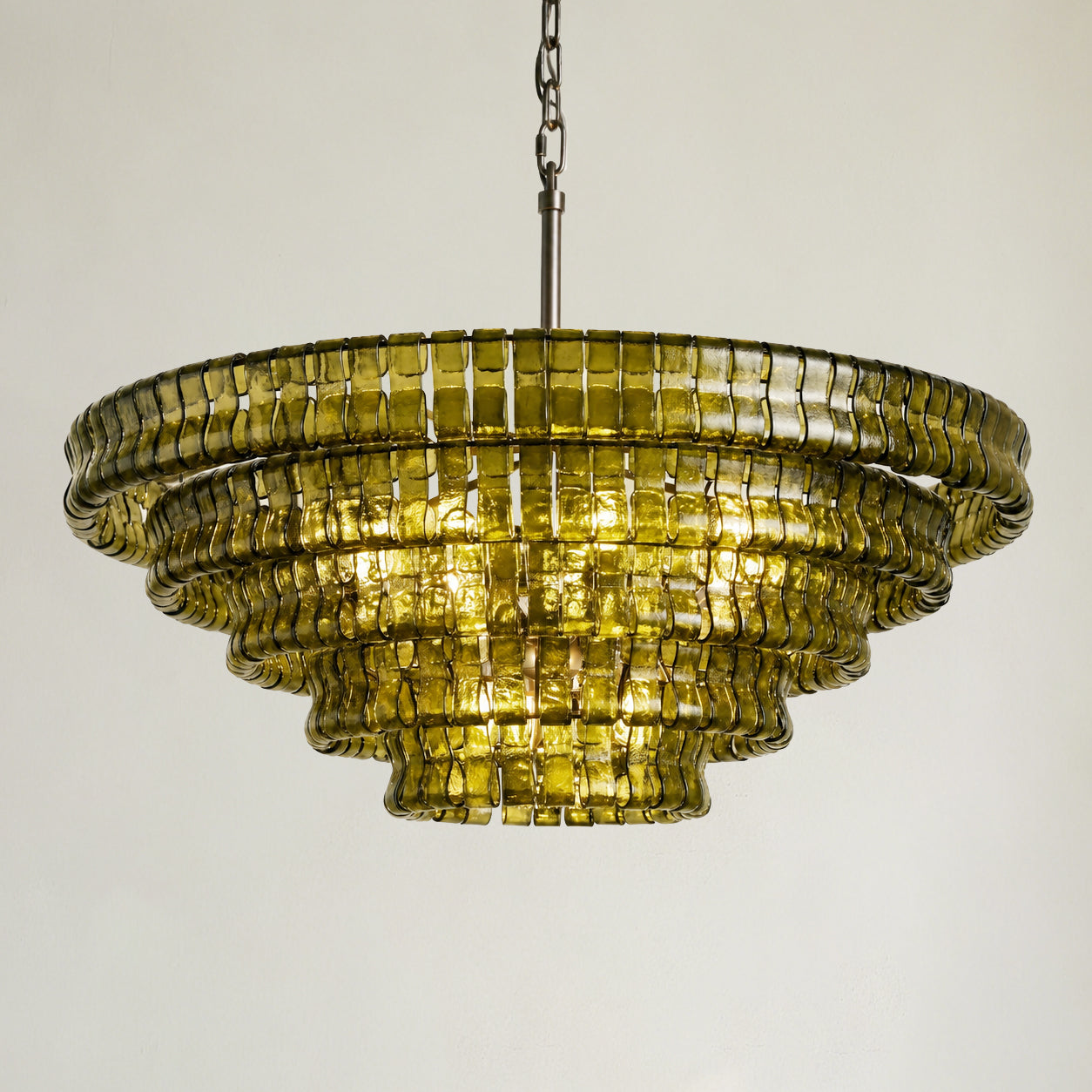Ghiaccio 5-Tier Round Chandelier 48"
