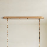 Ghiaccio Oval Chandelier 54"W 65"W