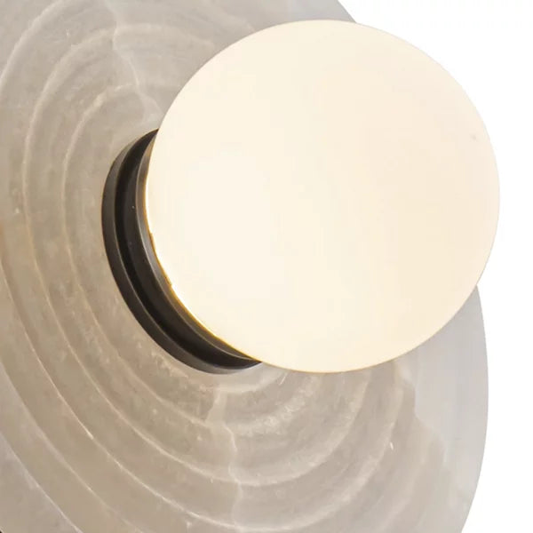 Dahlia Alabaster LED Vanity Light