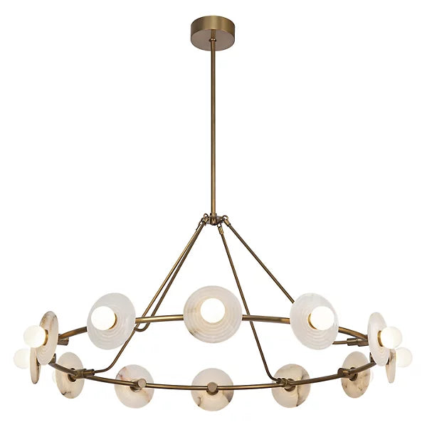 Dahlia Alabaster LED Chandelier