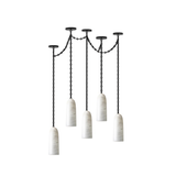 Figure Spanish Chain Alabaster Chandelier