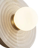 Dahlia Alabaster LED Wall Sconce