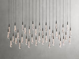 Soltaire Glass Linear Chandelier