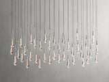 Soltaire Glass Linear Chandelier