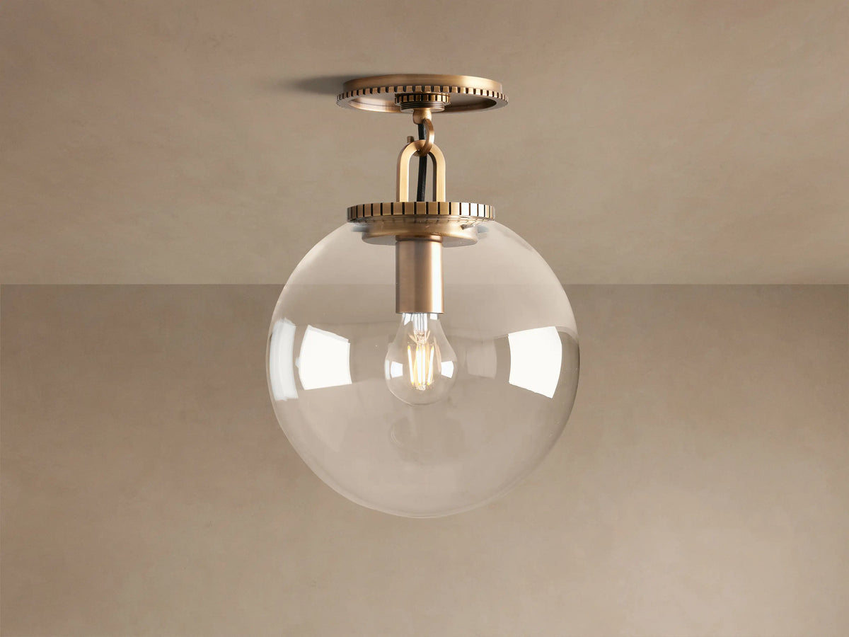 Wescott Globe Flush Mount