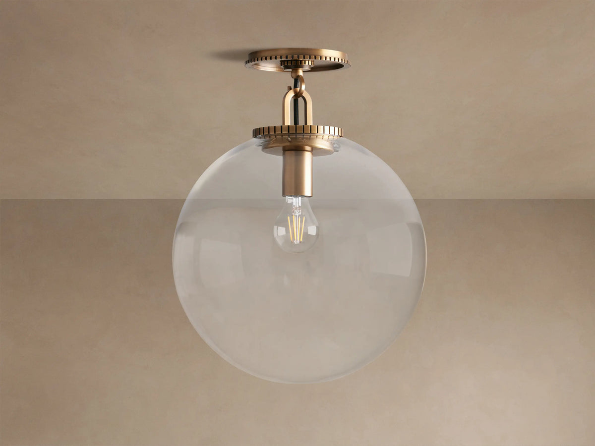 Wescott Globe Flush Mount