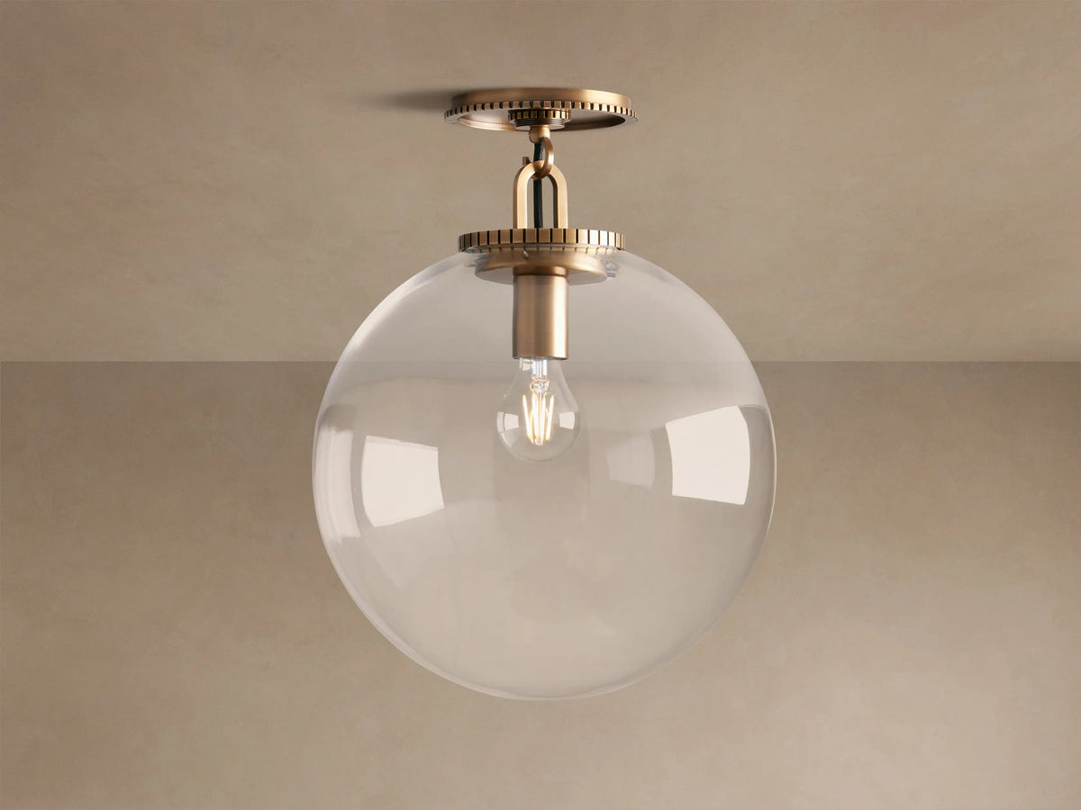 Wescott Globe Flush Mount