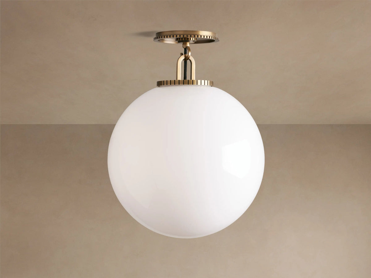 Wescott Globe Flush Mount