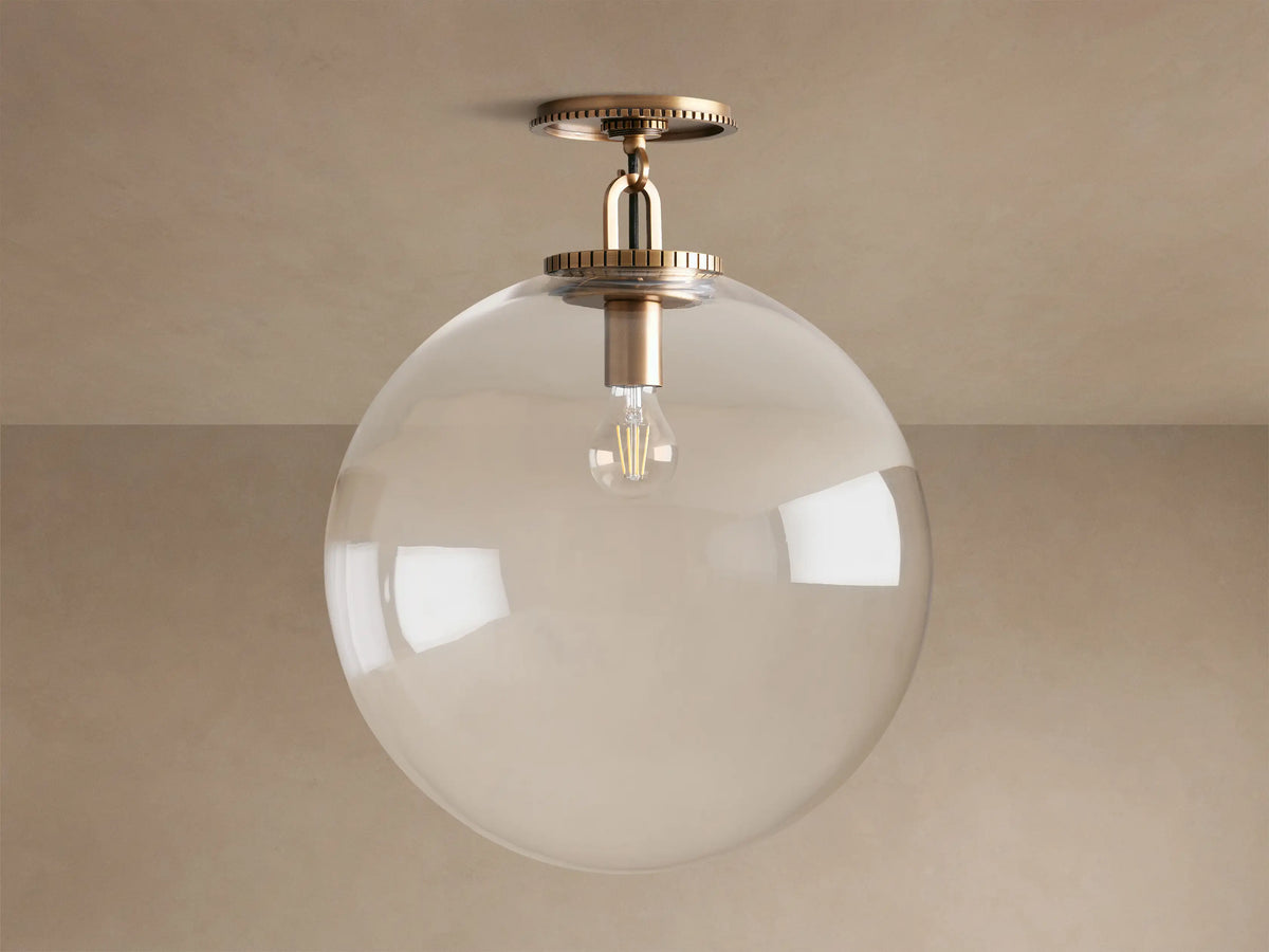 Wescott Globe Flush Mount