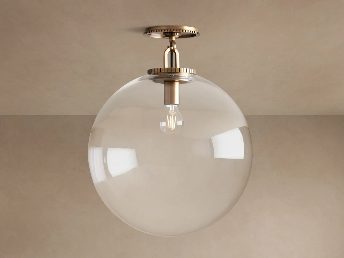 Wescott Globe Flush Mount