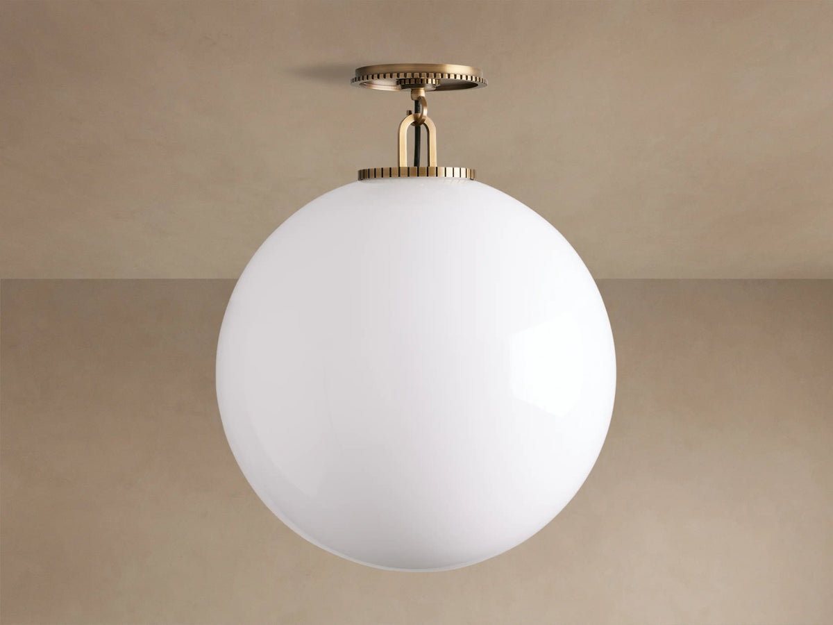 Wescott Globe Flush Mount